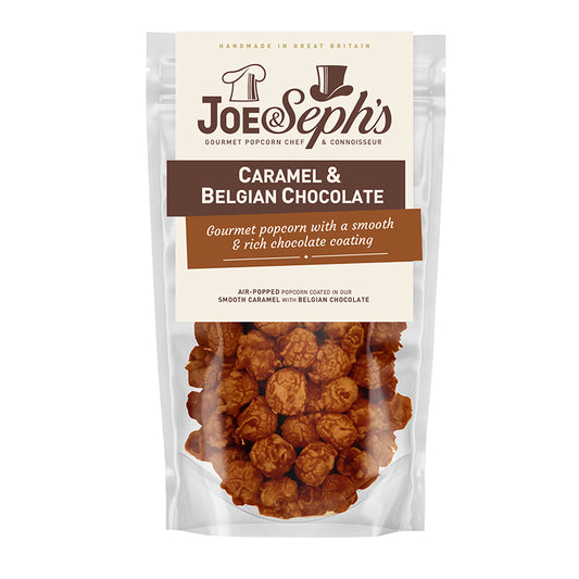 Joe & Seph's Caramel & Belgian Chocolate Popcorn 70g