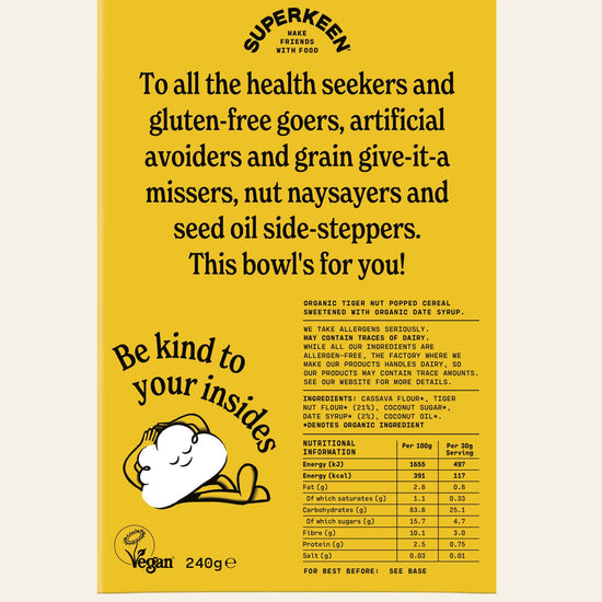 Super Keen The Original Organic Popped Cereal