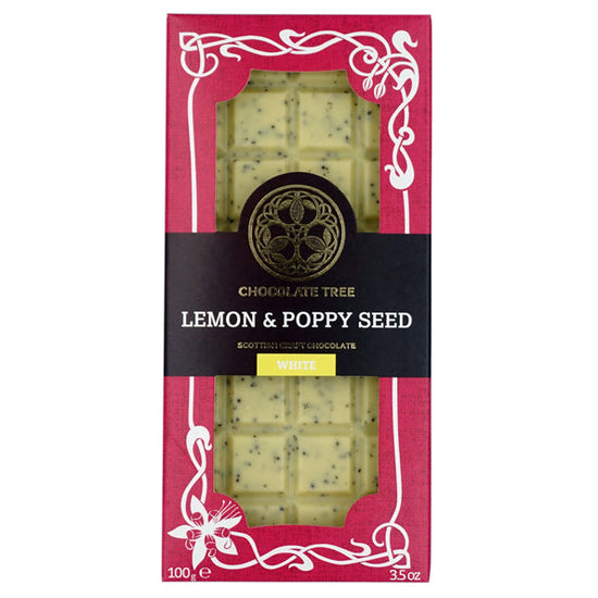 Chocolate Tree's Lemon & Poppyseed White Chocolate