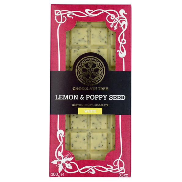 Chocolate Tree's Lemon & Poppyseed White Chocolate