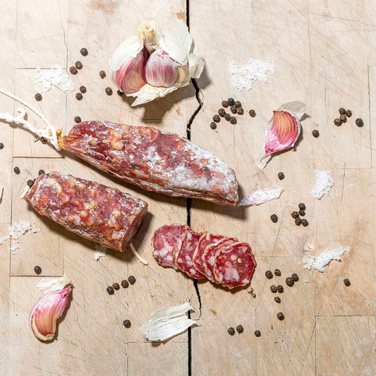 East Coast Cured's Red Wine & Garlic Salami