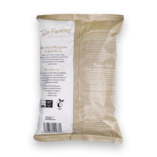 Two Farmers Woodland Mushroom & Wild Garlic Crisps