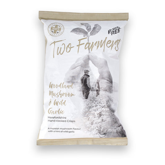 Two Farmers Woodland Mushroom & Wild Garlic Crisps 150g