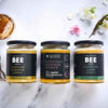Trio of Scottish honey including heather, blossom and signature honeys